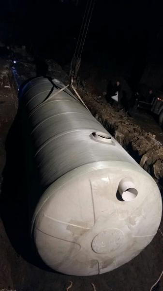 双鸭山成龙坤成品玻璃钢化粪池专业安装